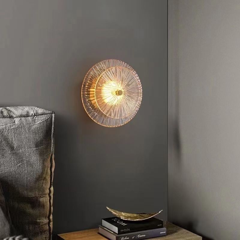 Designer artistic light luxury wall lamp - high-end creative lotus leaf decorative lighting for living room sofa and tv background wall