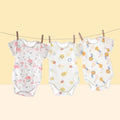 Baby short-sleeved romper, summer romper, triangle romper, newborn summer pajamas, baby onesie