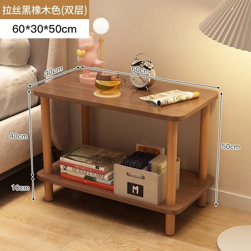 Bedside table bedside small table casual rental house small square table sofa side table bedroom simple for home storage rack