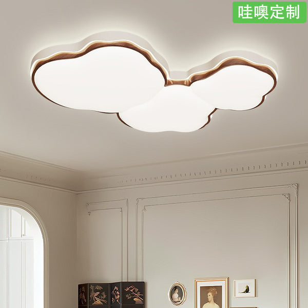 [Wow] Ceiling light walnut hall main light eye protection cloud antique style whole house Zhongshan home improvement lamps
