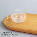 Beauty bowl spa mask mixing tool plastic mask bowl wholesale set - flat rim bowl
