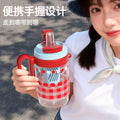 New arrival large-capacity ice cup dopamine plastic cup tea water separation portable handle cup girls outdoor sports double