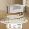 Baby crib: portable, foldable, multi-functional, adjustable height, seamless splicing, newborn-sized bassinet