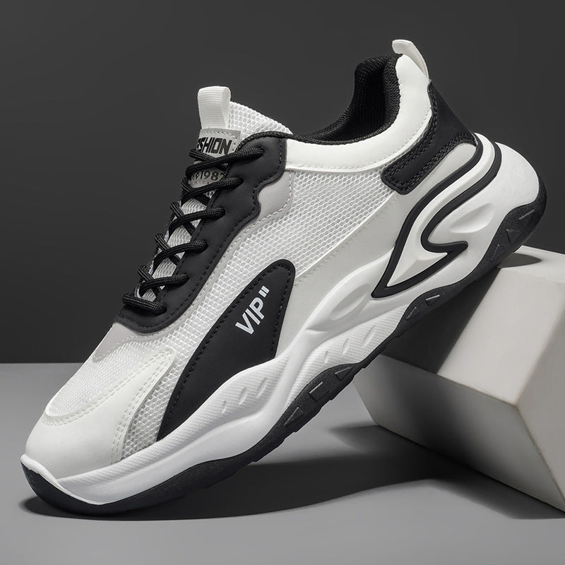 2025 new spring men's mesh breathable shoes - anti-slip soft sole running & casual sneakers - hot selling dad shoes