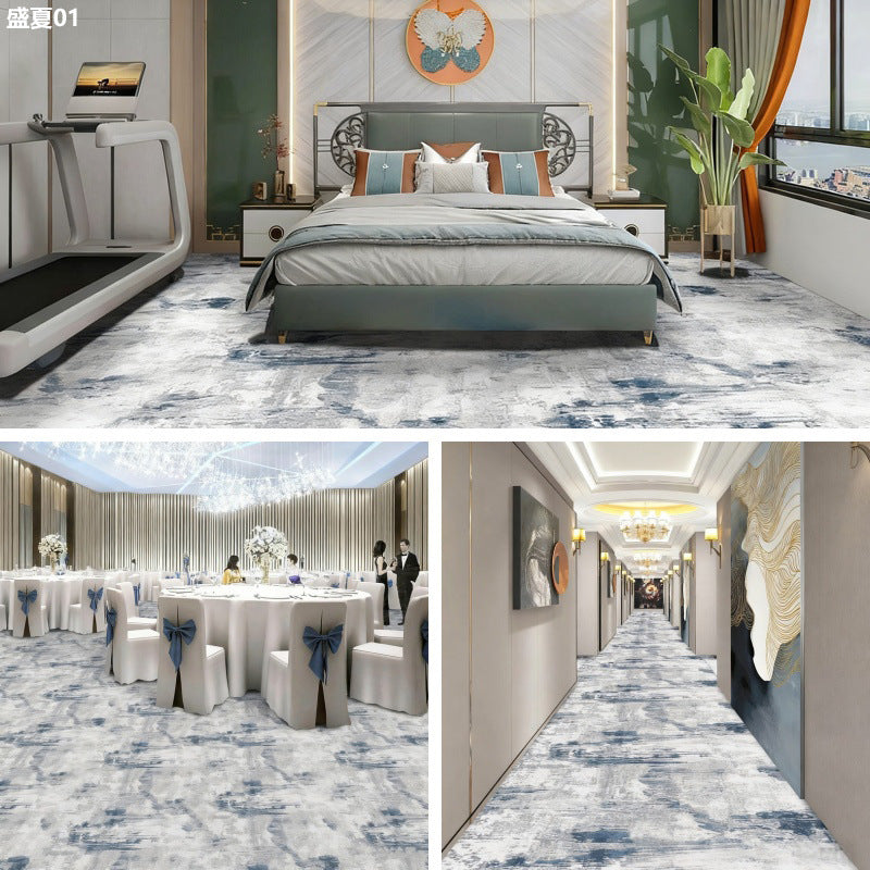 Factory direct hotel carpet - fire retardant b1 rated - commercial soundproofing - ideal for ktv, clubs, hotels, hallways, and aisle full coverage
