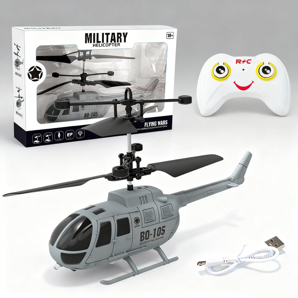 hot-selling remote control helicopter, kids' sensory aircraft, rechargeable, drop-resistant, hovering flight toy - wholesale