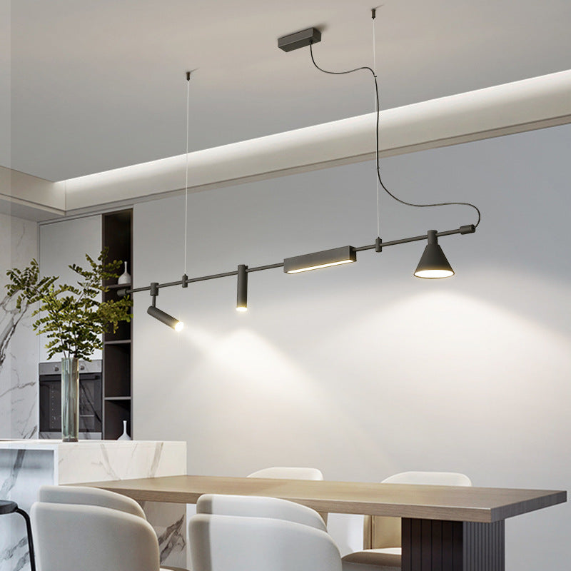 Chandelier Restaurant Light Fashion Lighting Simple Modern Dining Room Bar Office Conference Table Long Creative Designer