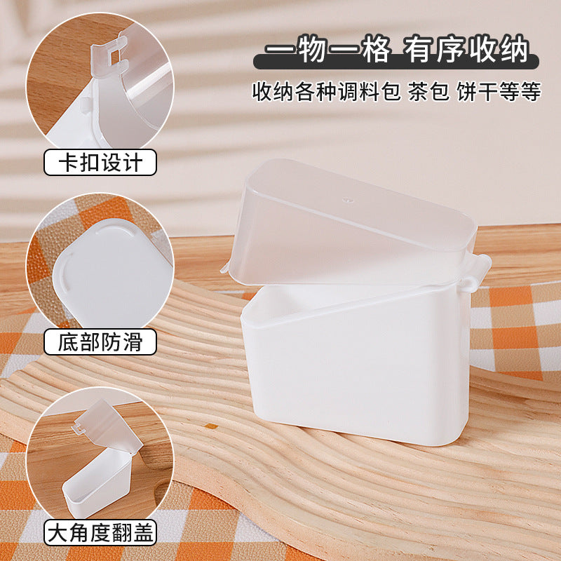 refrigerator storage crisper box transparent cheese slice cheese slice storage box open lid coffee milk tea bag storage