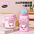 Deerskin bear-pink-550ml-pu cup cover
