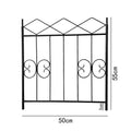 Clematis pergola rose rose planting garden fence outdoor flower stand support pole iron plant climbing frame