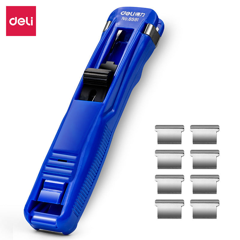 Deli 8591 Metal Push Clip Binding Machine Spare Supplementary Clip Push Clip Paper Clip Clip Set Wholesale