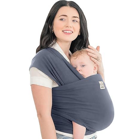 Baby wrap carrier one piece breathable baby lightweight hands-free knitting carrier portable