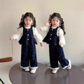 Girls' spring/autumn outfit set -  new stylish korean style three-piece luxury set for baby girls - autumn children's clothing