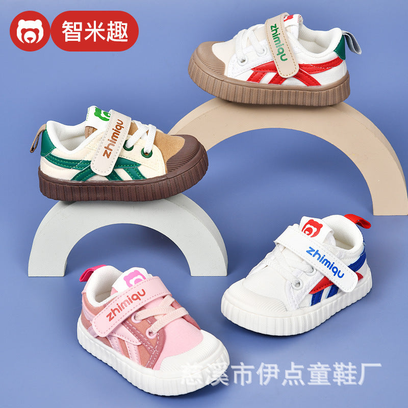 Toddler shoes for boys, spring and autumn, 0-1-2 years old, soft sole infant shoes, children's shoes, infant and toddler shoes for girls