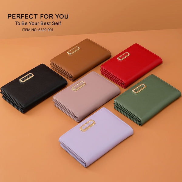 Perfect For You Women's Wallet Korean Version Multifunctional Solid Color Pu Long Cross-border Clutch Wallet