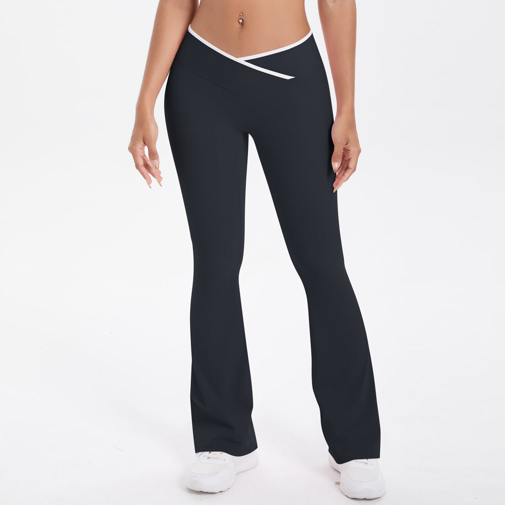 New arrival nude contrast colorpatchwork yoga clothes quick-drying tight butt lifting sports multi-piece set outdoor running fitness suit