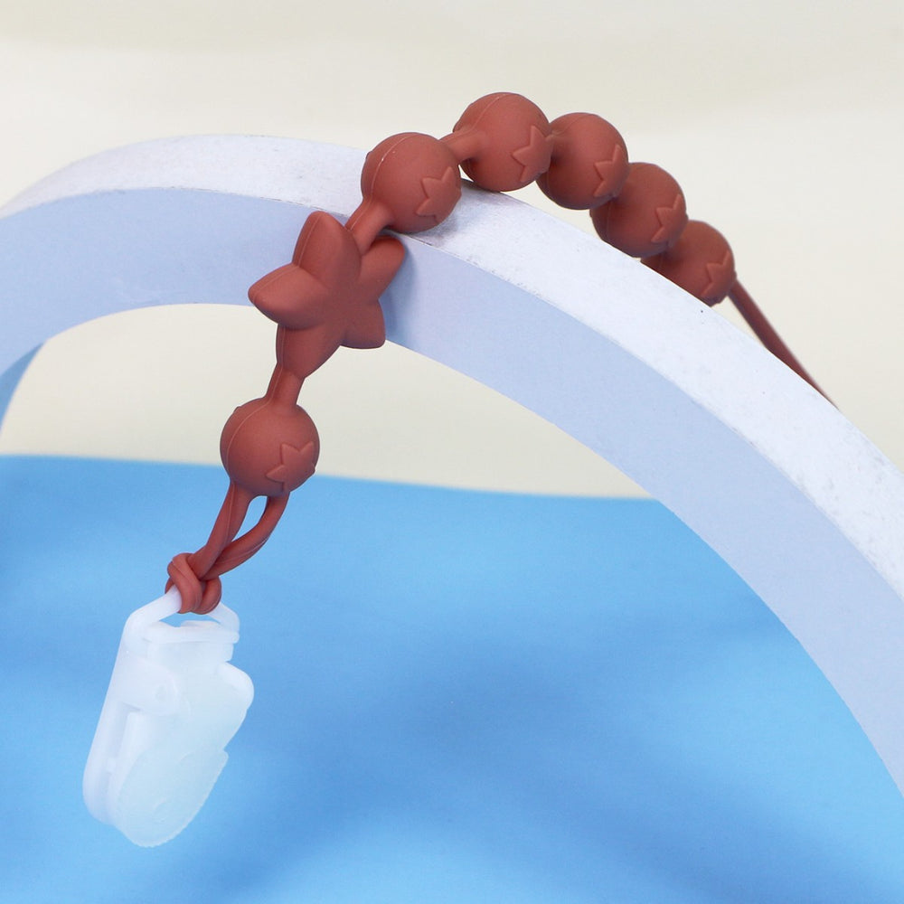 Amazon's best-selling silicone baby teether anti-chain baby pacifier chain kids pacifier anti-drop strap