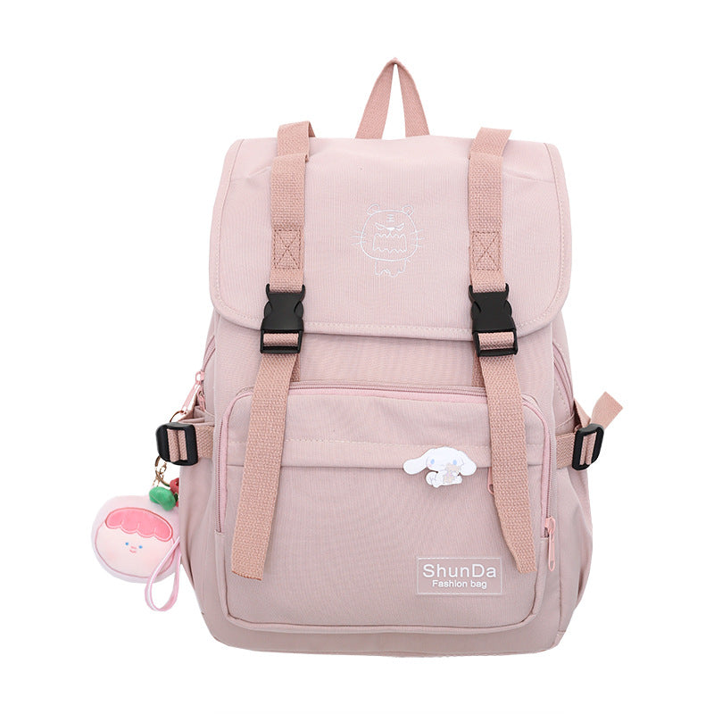 New junior high school fashion backpack, high school students and primary school students, large capacity trend, campus style, backpack wholesale