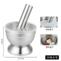 garlic pounder 304 stainless steel kitchen tool garlic pounder pepper grinder with cover manual garlic pounder