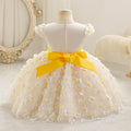export baby dress short one year old western style new arrival princess dress three-dimensional butterfly birthday skirt cute
