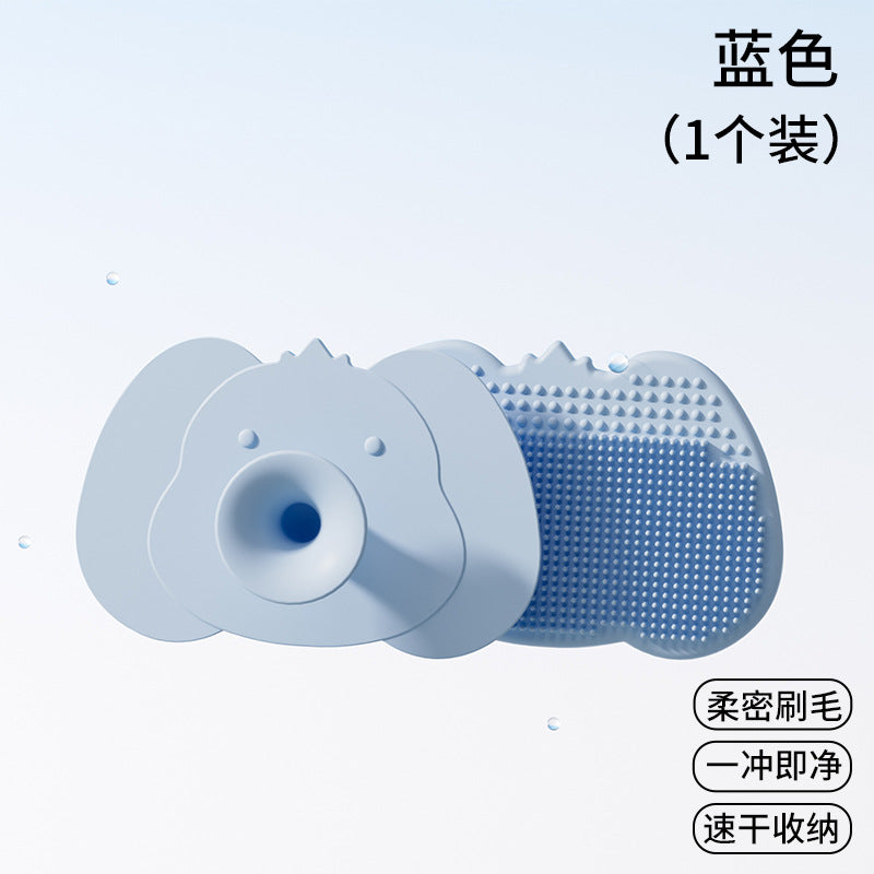 Baby shampoo silicone bath sponge - gentle cleansing for newborns, infants, and toddlers