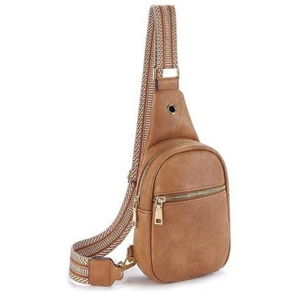 Spot   fanny pack outdoor portable women's small shoulder bag leather messenger bag women pu breast bag