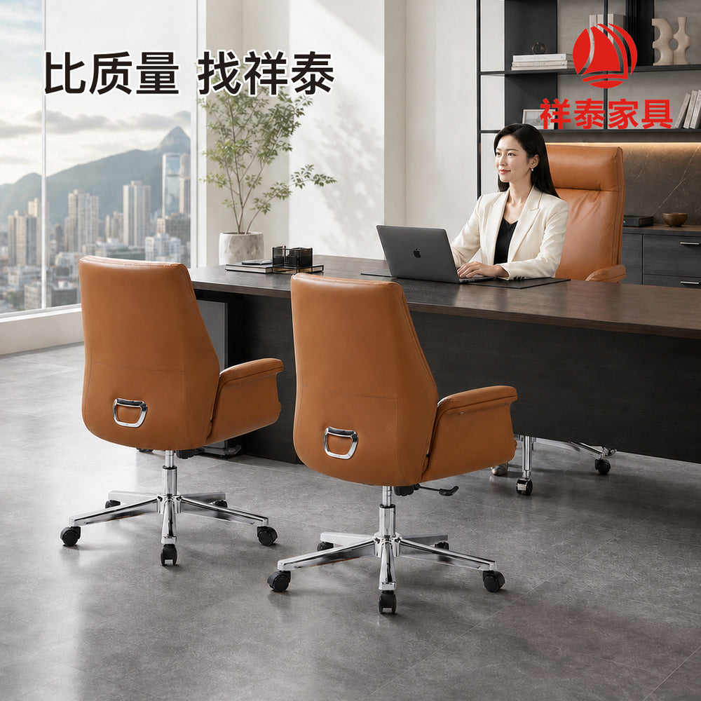 Customizable backrest fashion executive chair - ergonomic computer chair for extended sitting, home office, desk chair, manager's chair