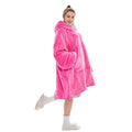 Thickened robe lazy clothes pullover fleece hooded tv blanket outdoor cold weather clothes lazy pajamas wholesale