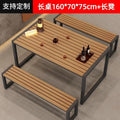 Long table + two 148 benches