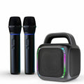 Musky bluetooth speaker - portable all-in-one system for outdoor square dancing, home karaoke, and wireless microphone use