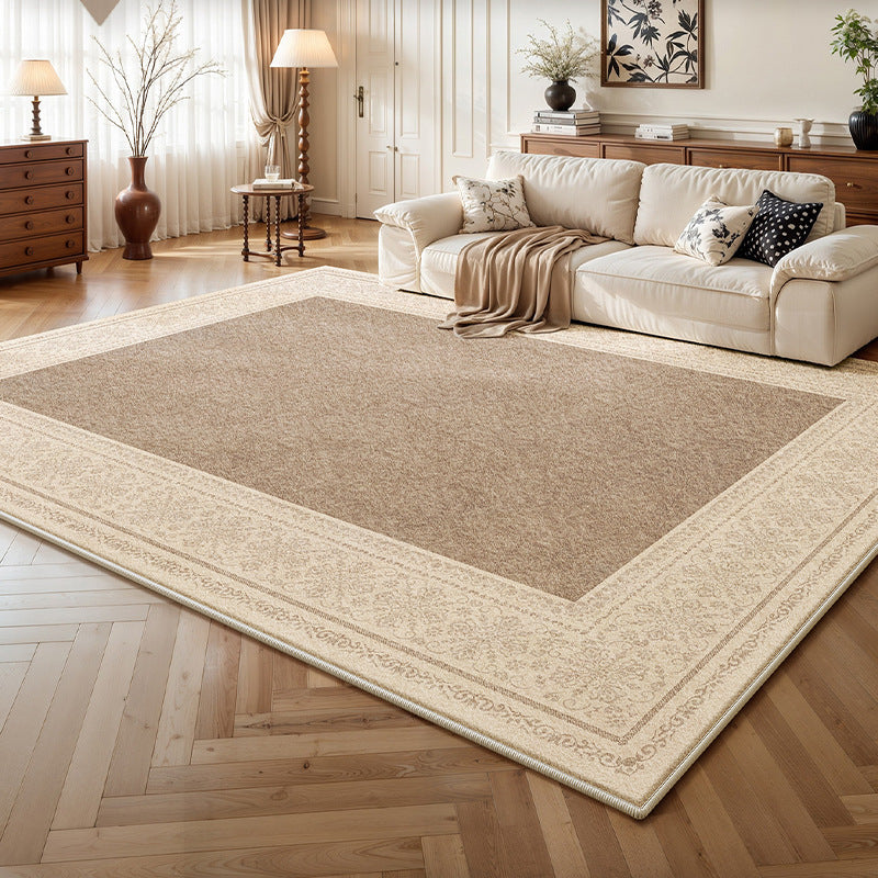 Removable and washable carpet french medieval retro persian no-wash and wipeable double-layer detachable machine washable sofa bedroom floor mat