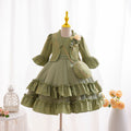 New in stock skirt set children's dress three-piece cake princess dress girls' birthday dress flower girl