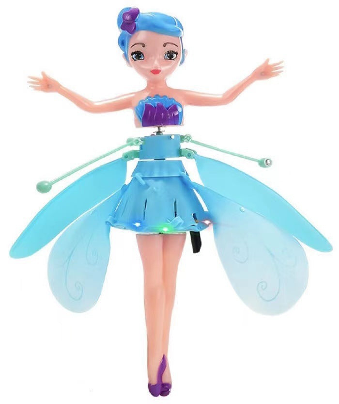 induction aircraft remote control aircraft suspended helicopter resistant to falling and flying little fairy charging kids toys
