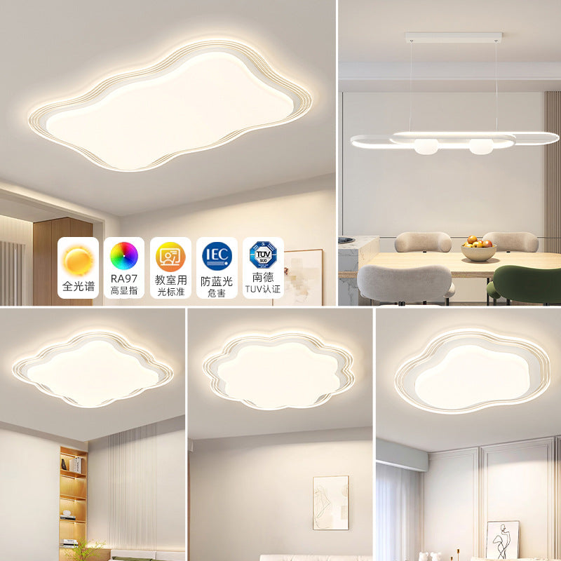 Living room main light full spectrum eye protection cream wind 2025 new bedroom light simple modern whole house lighting package
