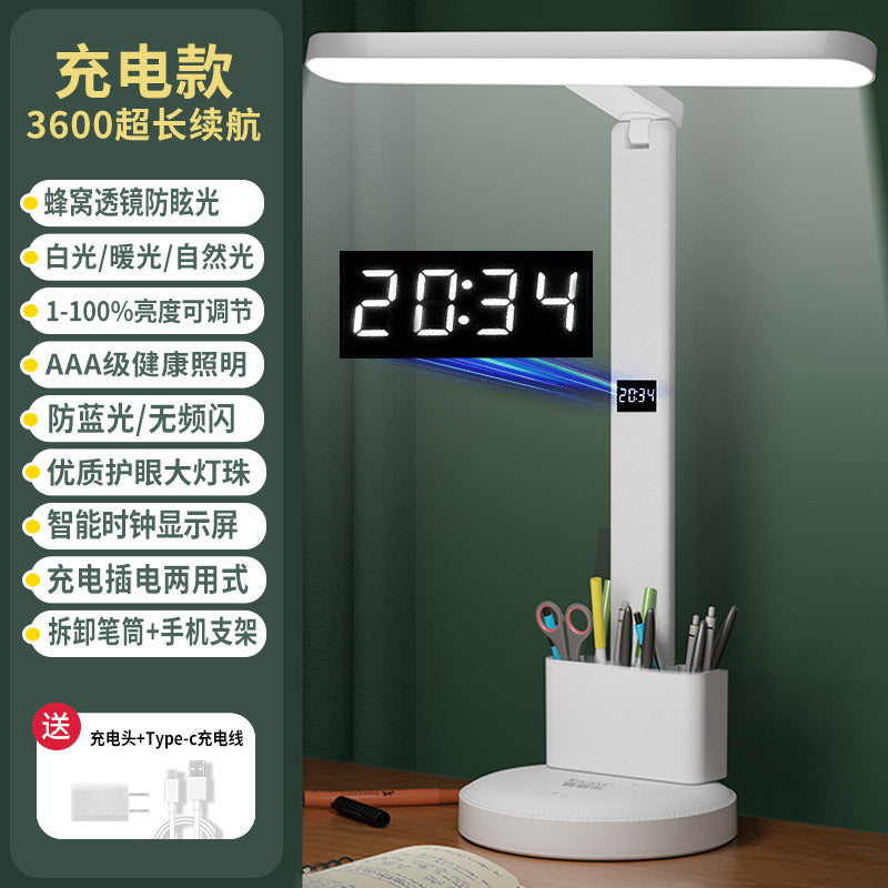 German-engineered eye-care desk lamp - aa grade, designed for students and children, ideal for writing, reading, and bedside use - anti-myopia