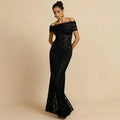 fashion style women's clothing autumnew arrival one shoulder see-through sexylace slit silm hip-hugging dress for women