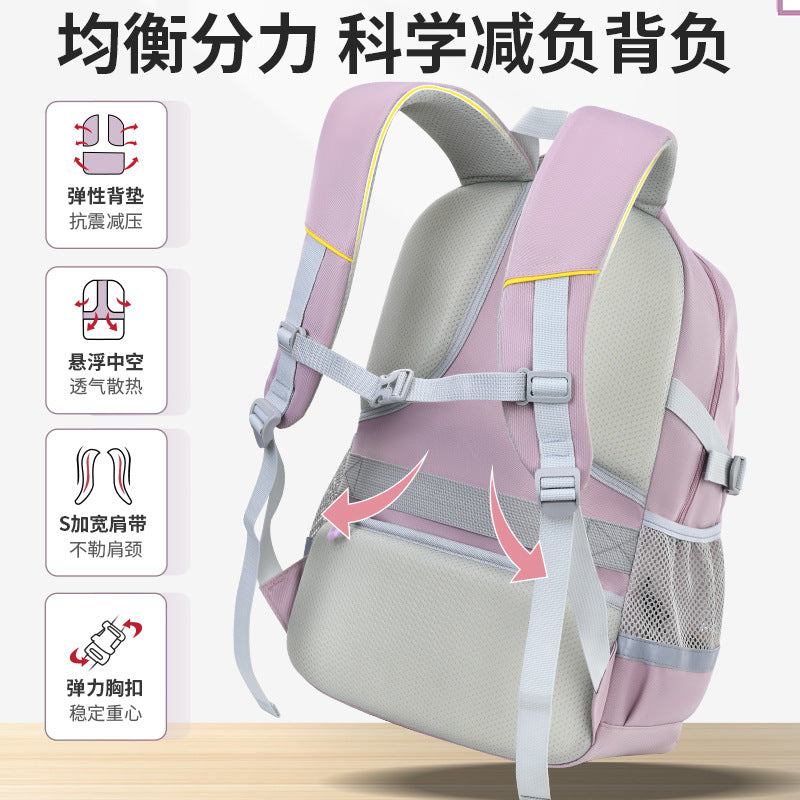 2026 new school backpack for middle and high school students - extra large capacity, lightweight, and spine-protecting design for boys and girls