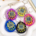 Hot-selling electronic pet toy for export: mini virtual pet game console keychain