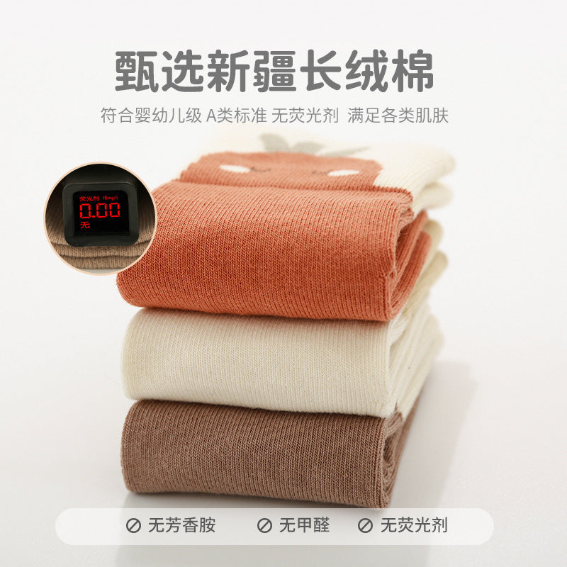 Babylon autumn baby socks newborn boneless wide ribbed legless newborn baby socks cartoon knee socks