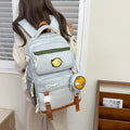 Large capacity backpack for women, fashionable casual sports backpack, versatile laptop backpack for high school and college students, trendy style