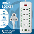 Overload switch british standard socket american standard european hong kong version drag board wireless international neutral sub-control plug strip plug-in board
