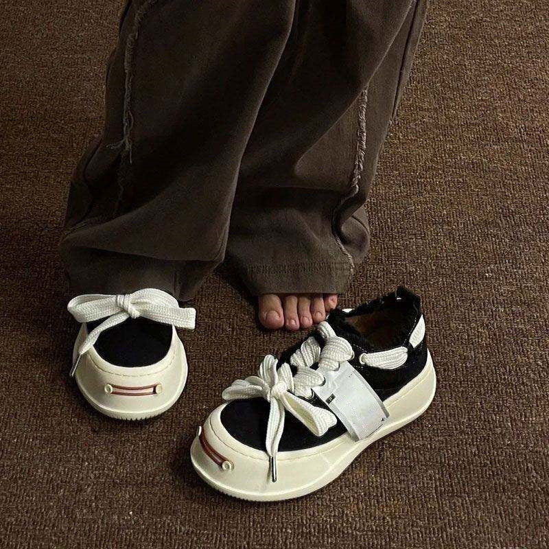 Celebrity-inspired open-toe canvas sneakers: 2026 spring/autumn new arrival - trendy height-increasing casual platform sneakers for women