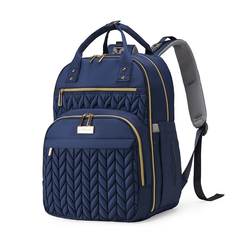 New multi-functional mommy bag, baby urine pad, thermal insulation warehouse, mother backpack, multi-compartment large-capacity mother and baby bag