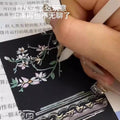 Scratch art paper - diy hand-painted scratch art - creative castle & dazzling night scene - stress relief art scratch paper