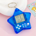 tetris electronic game console - portable handheld mini game console keychain charm toy
