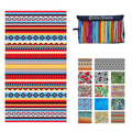 Factory wholesale full-page printed sand-free beach towel, soft, absorbent, quick-drying, mesh bag packaging, advertising cheerleading bath towel
