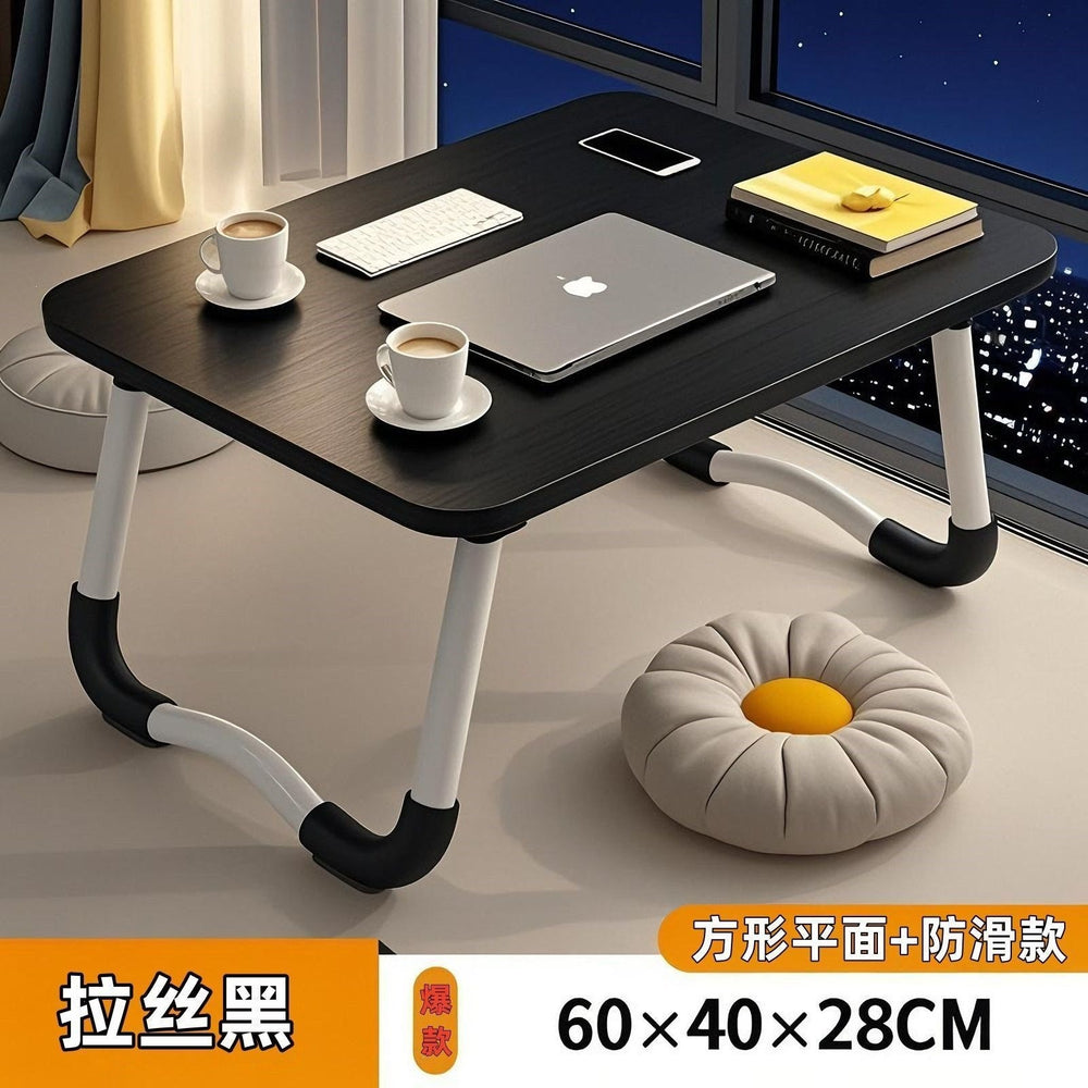 Bedside desk folding small table student dormitory writing desk dorm room essential laptop table assembly-free