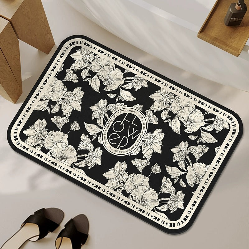 Floor mat bathroom winternew arrivalaccessible luxuryclassy diatom mud bathroom door non-slip toilet absorbent mat