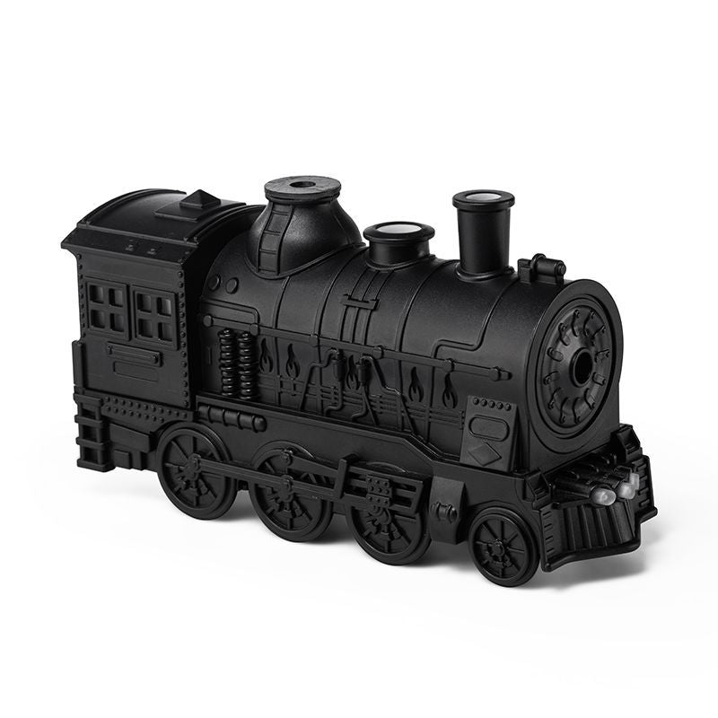 small train aromatherapy machine spitting circle classical room timing air purification retro ornaments humidifier black