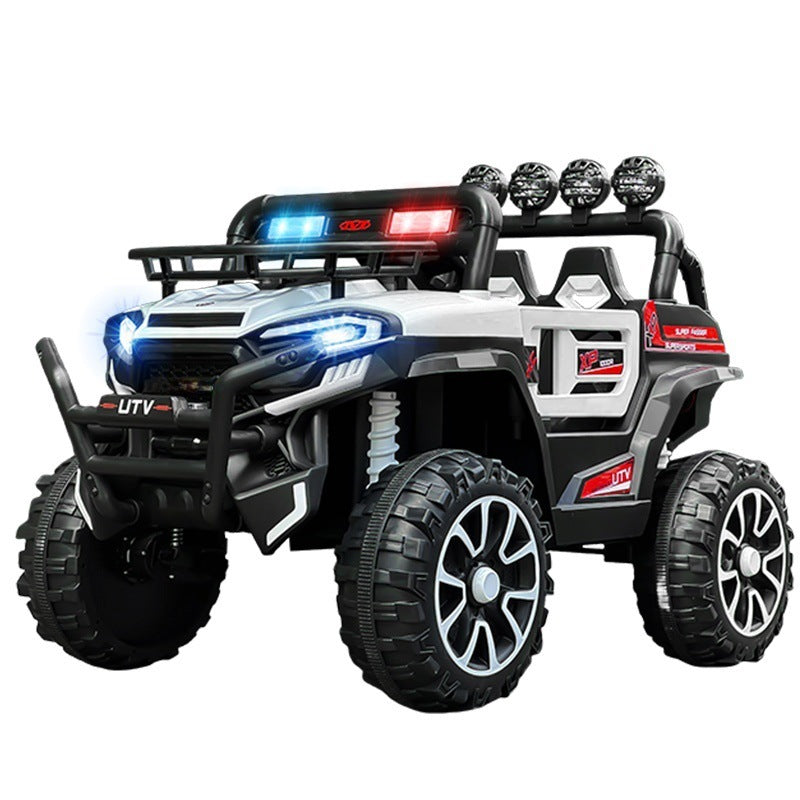 New children's electric car baby four-wheel remote control off-road vehicle can sit adults double children toy car off-road vehicle